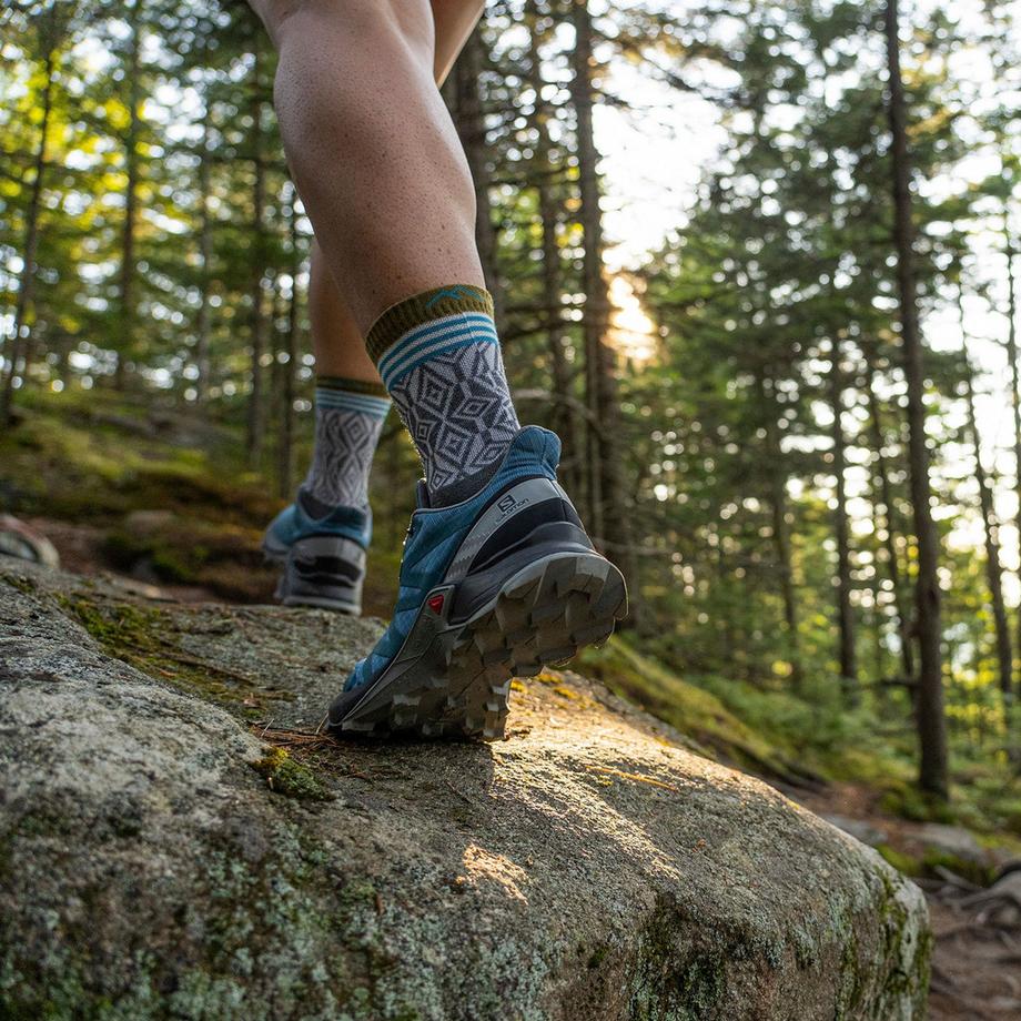 Darn Tough Vermont  Darn Tough Chaussettes Femme Micro Crew Randonnée Motif Laine Mérinos 