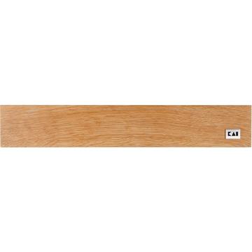 Holz-Magnetleiste, Eiche Alu, 46,5x4,5x1,9cm, Holzherkunft: Europa