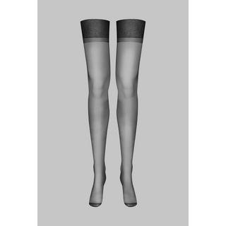 MAISON CLOSE  Bas nylon 15D - Noir - Les Coquetteries 