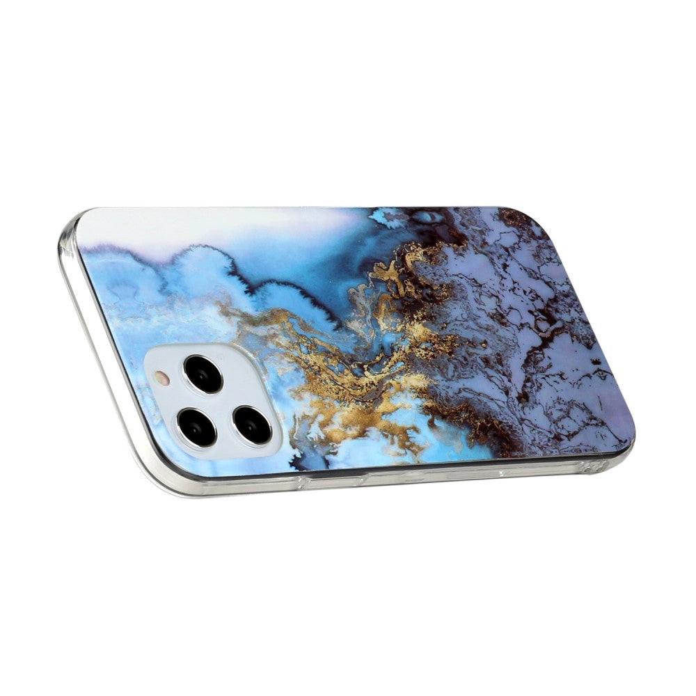 Cover-Discount  iPhone 12 / 12 Pro - Silikon Case Marble 