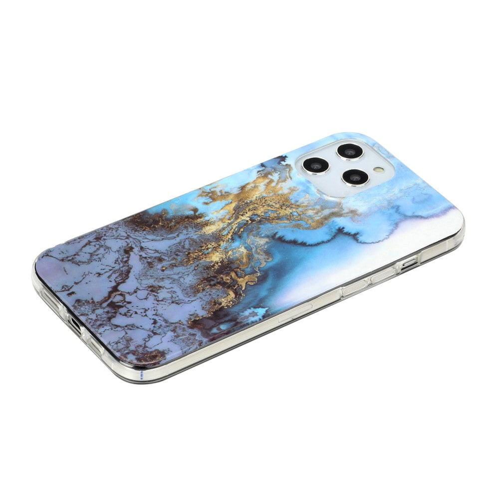 Cover-Discount  iPhone 12 / 12 Pro - Silikon Case Marble 