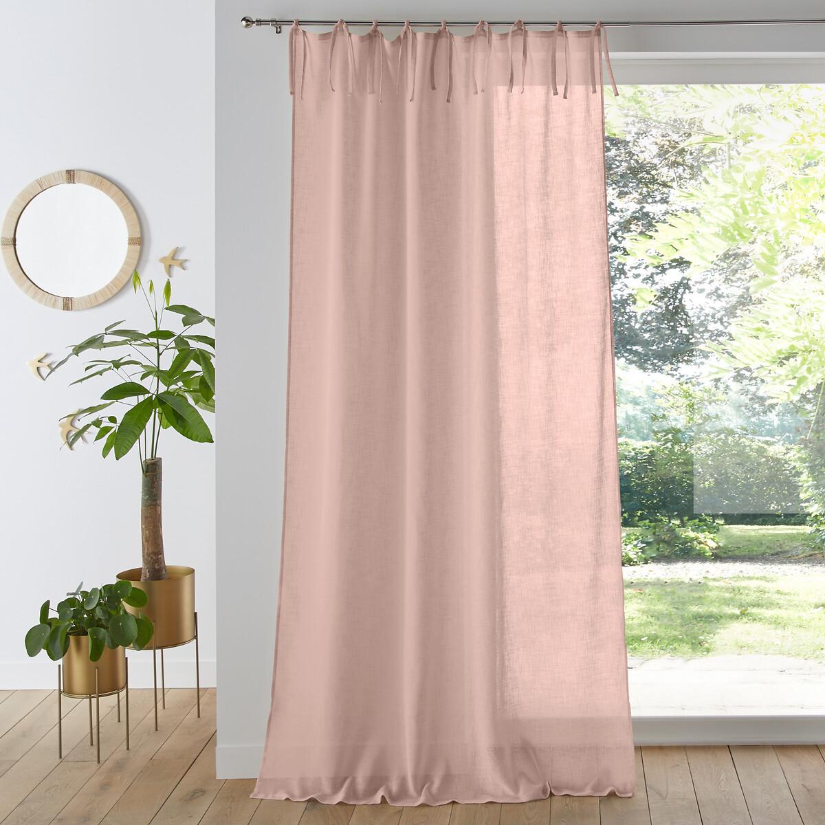 Image of Vorhang Nyong Mit Bändern Unisex Rosa 140 x 250 cm