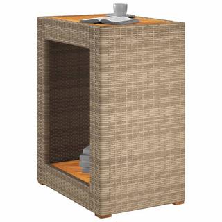 VidaXL Garten beistelltisch poly-rattan  