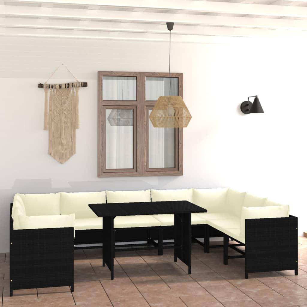 VidaXL Garten-lounge-set poly-rattan  