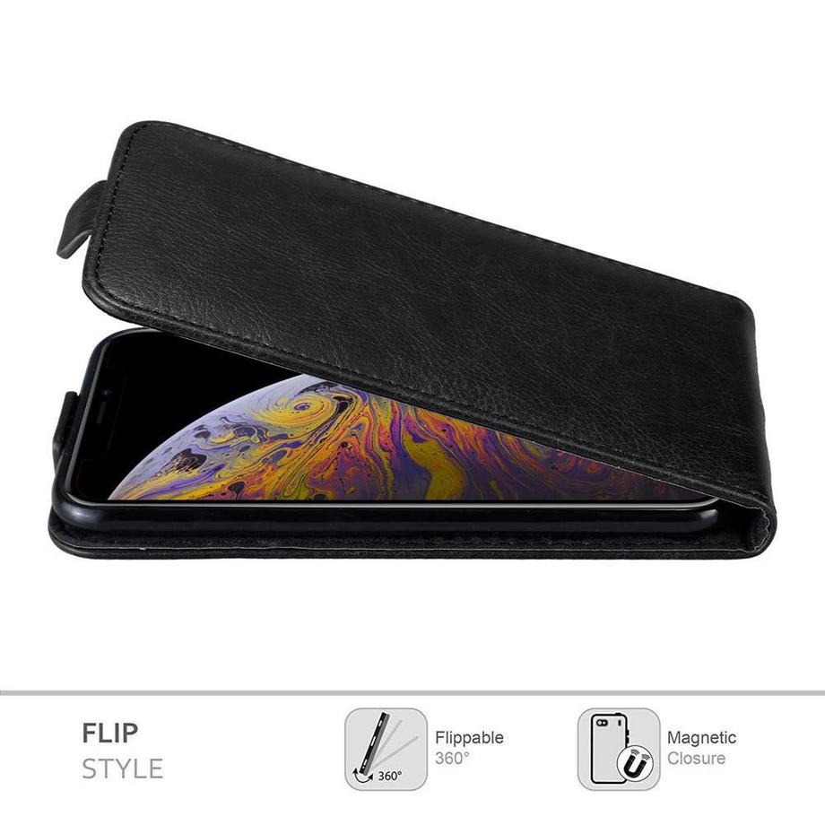 Cadorabo  Housse compatible avec Apple iPhone XS MAX - Coque de protection au design flip avec fermeture magnétique 