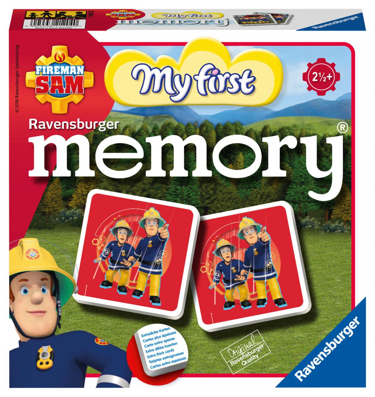 Image of 21204 - Mein erstes memory® Fireman Sam, der Spieleklassiker für die Kleinen, Kinderspiel für alle Fireman Sam Fans ab 2 Jahren