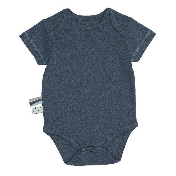 Image of Kurzarm-body Unisex Indigo 3-6M