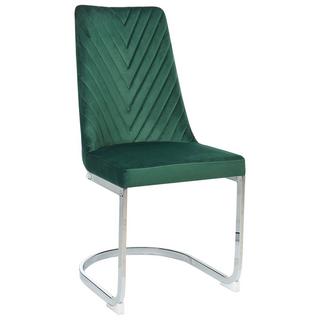 Beliani Lot de 2 chaises en Velours Moderne ALTOONA  