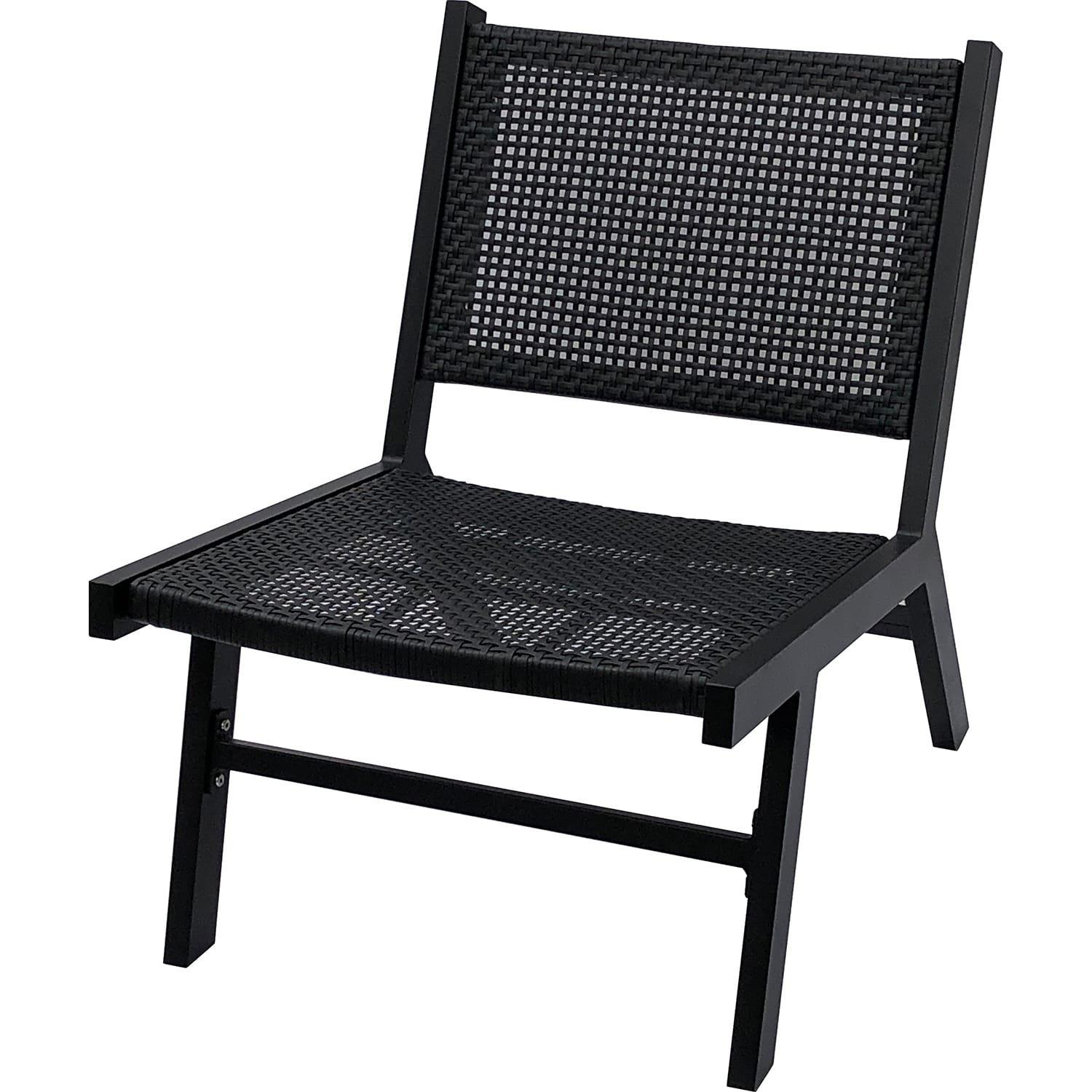 mutoni Fauteuil Puk aluminium noir  