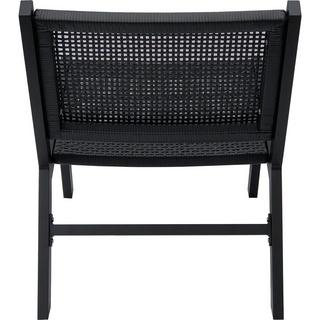 mutoni Fauteuil Puk aluminium noir  