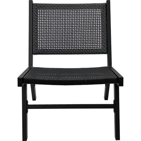 mutoni Fauteuil Puk aluminium noir  