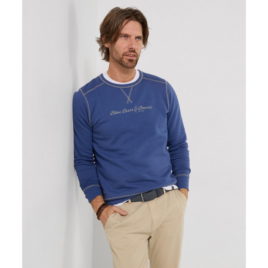 T-shirt à col rond avec motif Bikes, Beats & Boards