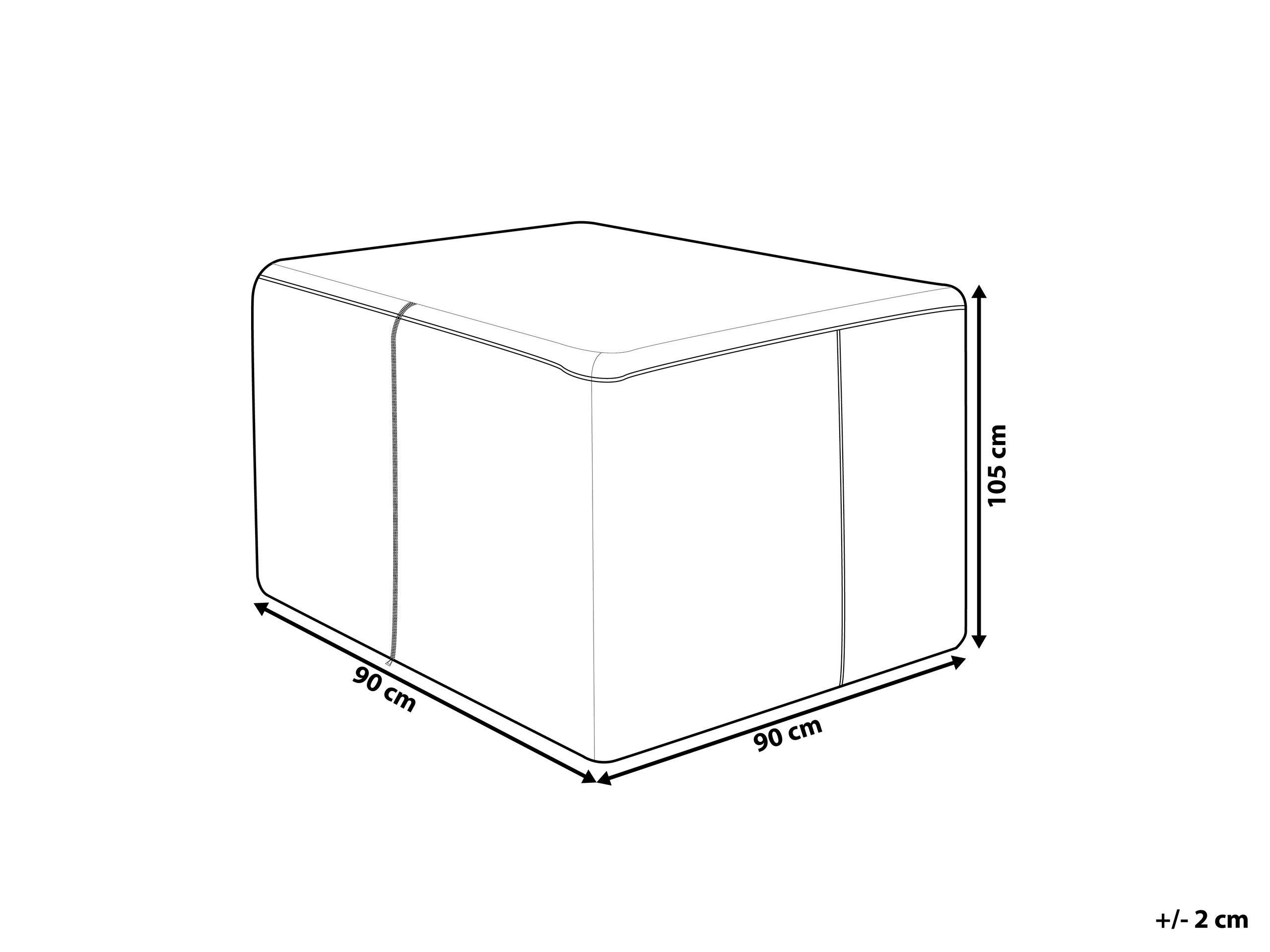 Beliani Protezione impermeabile en PVC CHUVA  