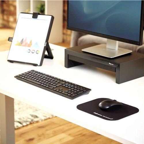 Fellowes  FELLOWES Mausmatte 5933907 antibakteriell schwarz 