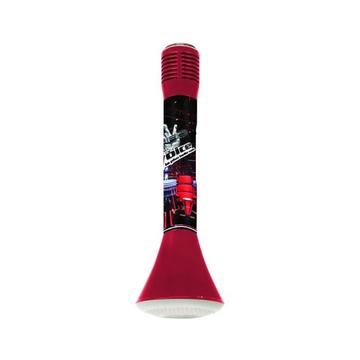 The Voice Bluetooth Karaoke-Mikrofon mit Lautsprecher, Lichtern und Sprachwechsler
