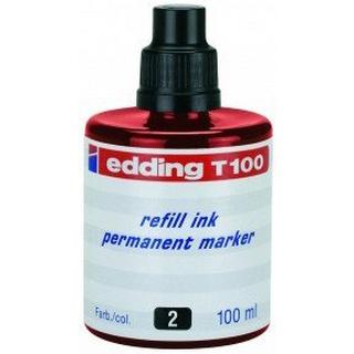 Edding Nachfülltusche T-100 Permanent 100 ml, rot  