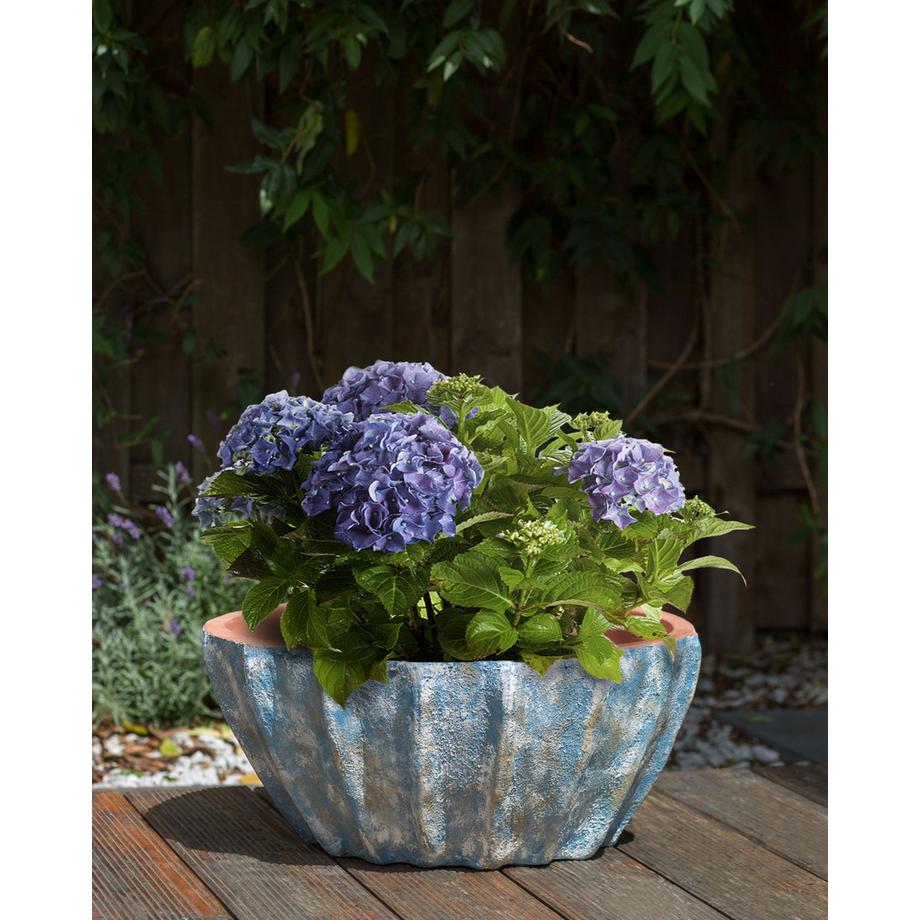 Beliani Vaso per piante en Terracotta Mediterraneo OSTRYA  