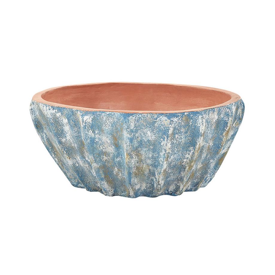 Beliani Vaso per piante en Terracotta Mediterraneo OSTRYA  