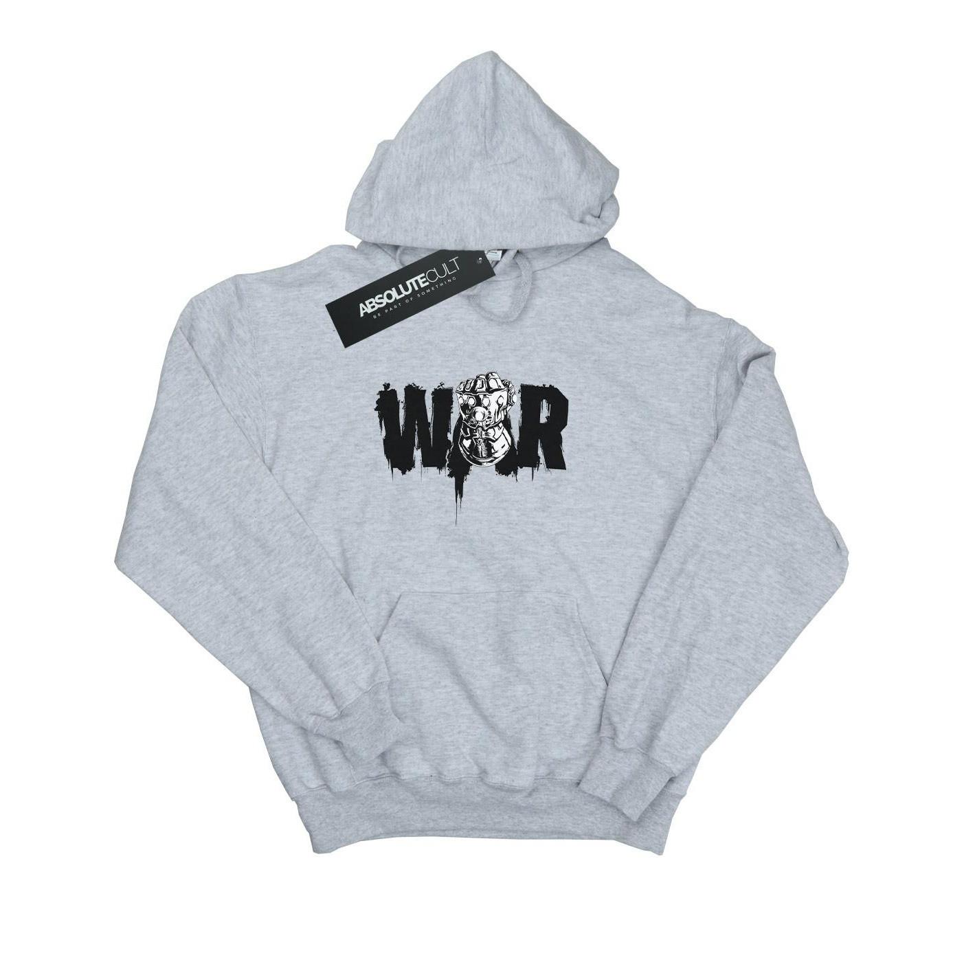 Image of Avengers Infinity War Fist Kapuzenpullover Herren Grau XXL