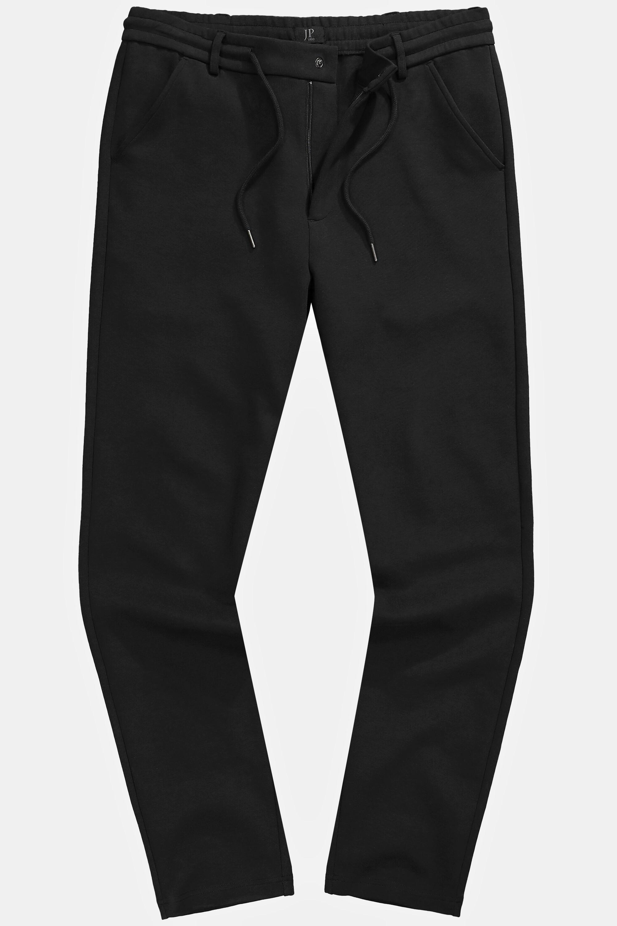 JP1880  Pantalon en jersey FLEXNAMIC®, collection Business. Chino à enfiler. Gamme modulaire NEW YORK noir 