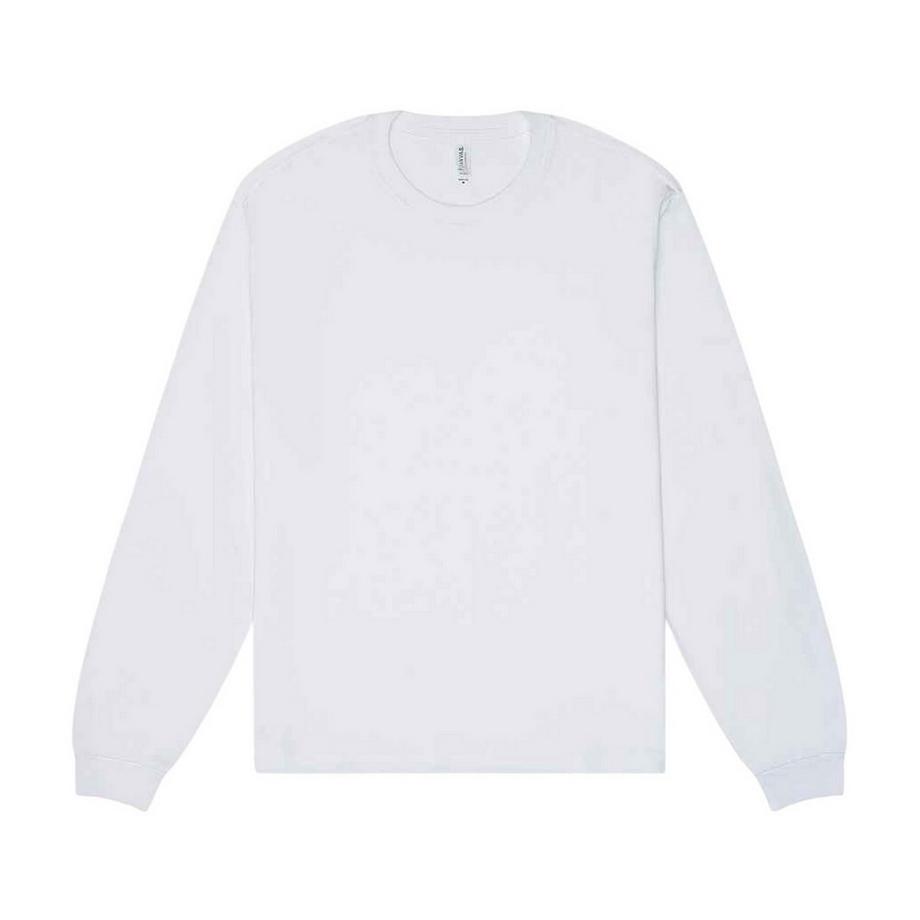T-Shirt, Schwere Qualität, Kastig, Langärmlig