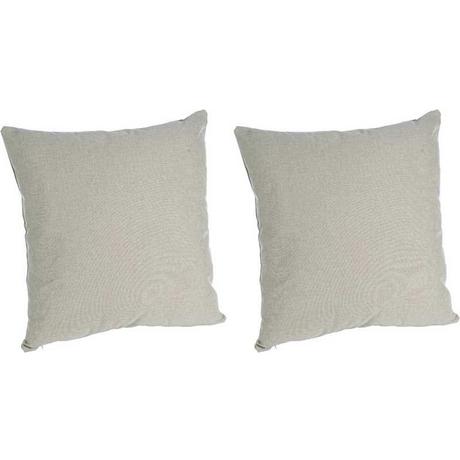 mutoni Housse de coussin de jardin beige 60x60 (lot de 2)  