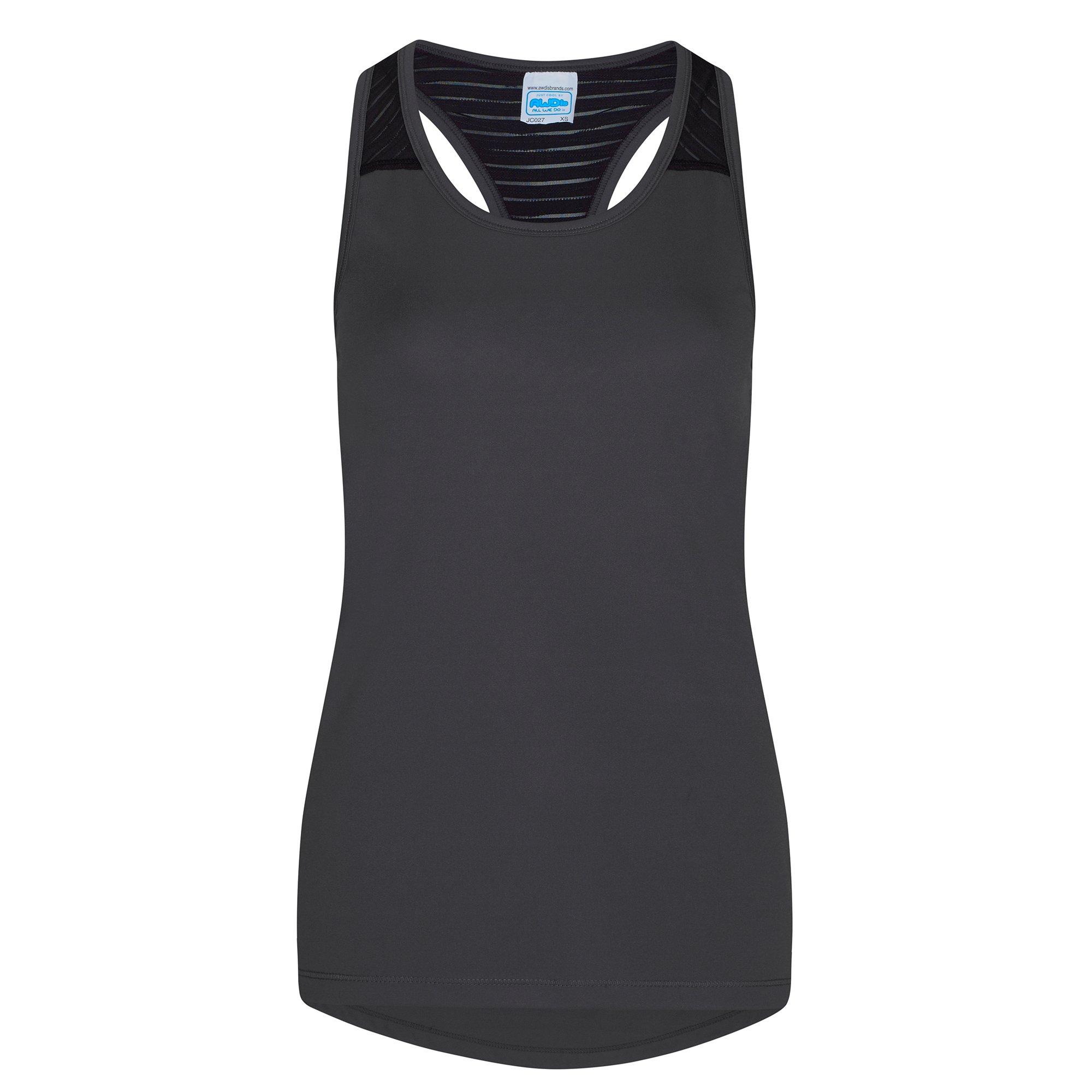 Image of Just Cool Sporttop, Ärmellos Damen Charcoal Black XS