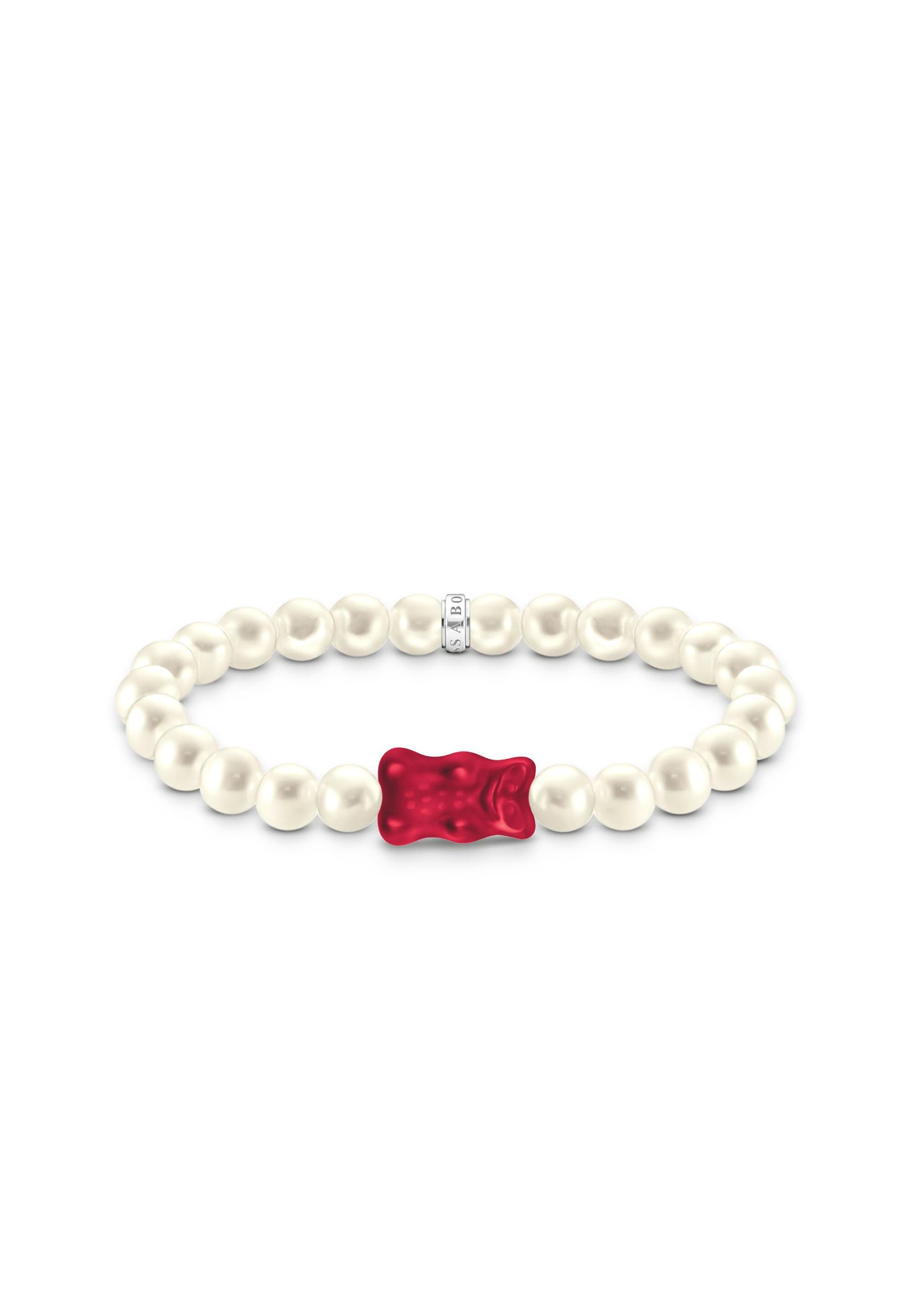 Image of Armband Haribo Perle & Rot Goldbär Damen Rot ONE SIZE