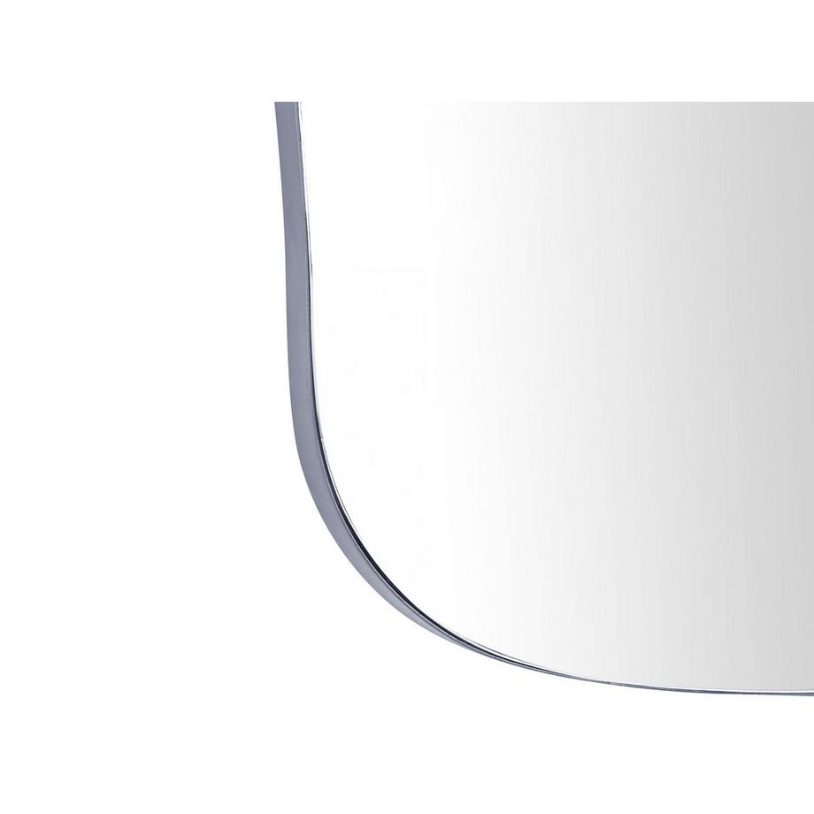 Beliani Wandspiegel aus Eisen Minimalistisch PUTEAUX  