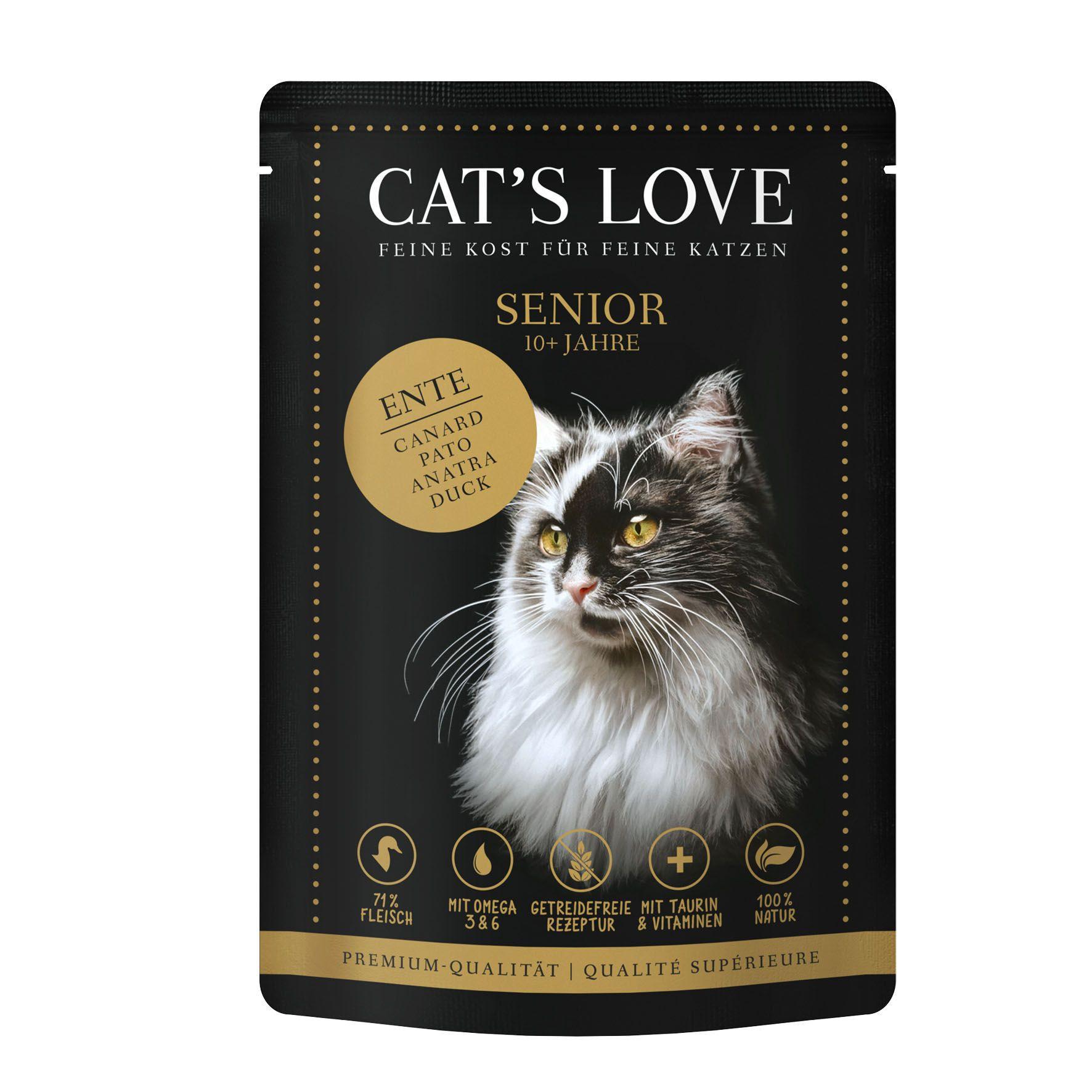 Cat's Love  anatra senior - Multipack 