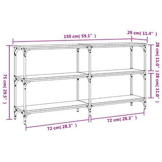 VidaXL Konsolentisch holzwerkstoff  