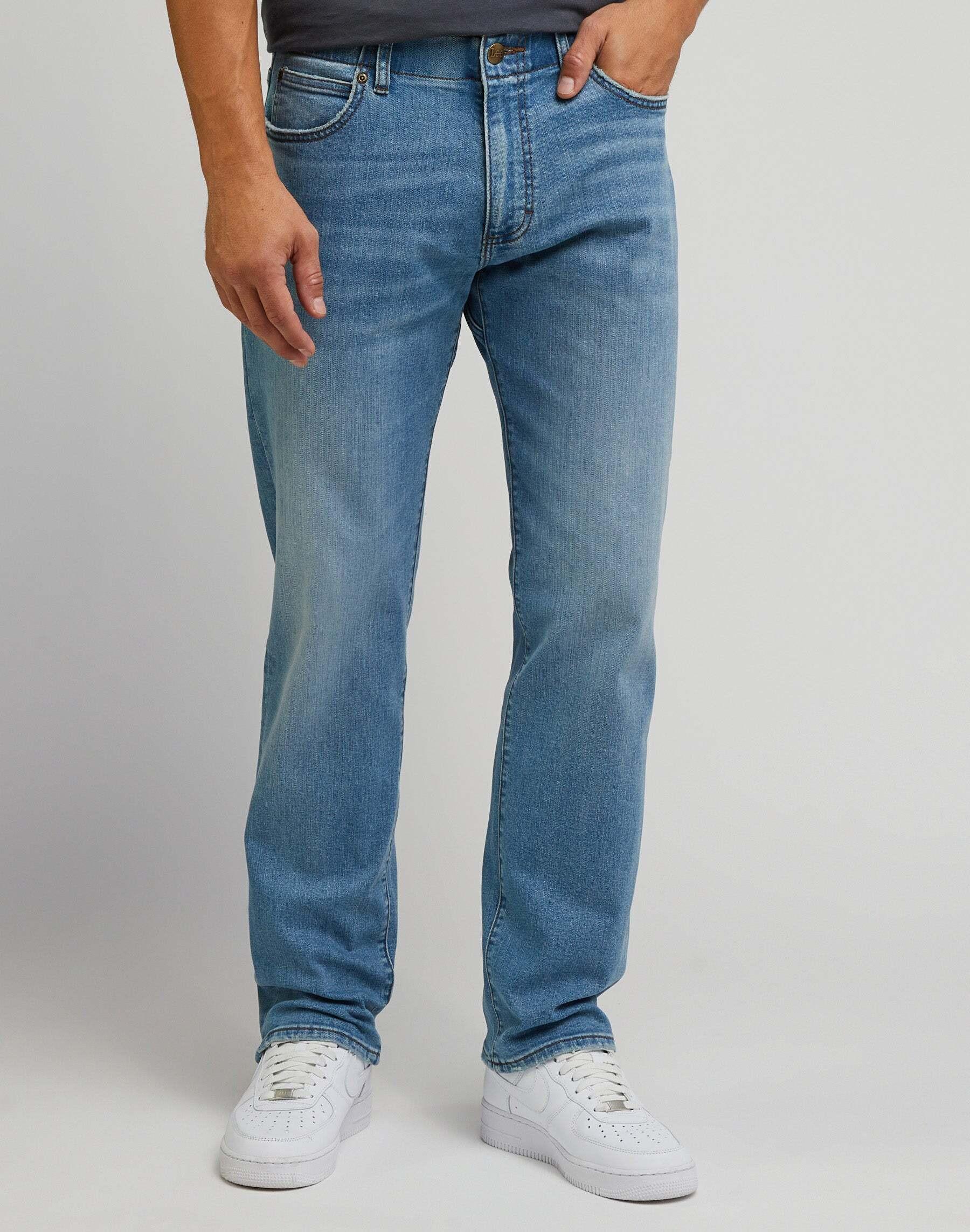 Image of Jeans Straight Fit Mvp Unisex Blau L32/W36