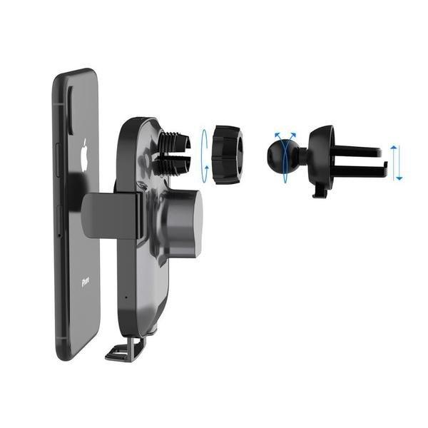 Mikamax  Chargeur Qi avec deux supports 