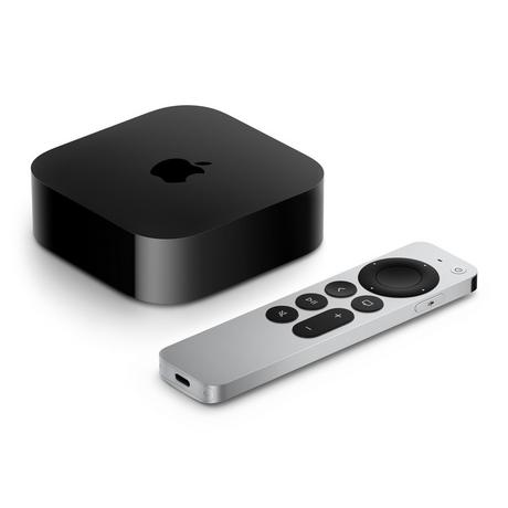 Apple  Apple TV 4K Schwarz, Silber 4K Ultra HD 128 GB WLAN Ethernet/LAN 