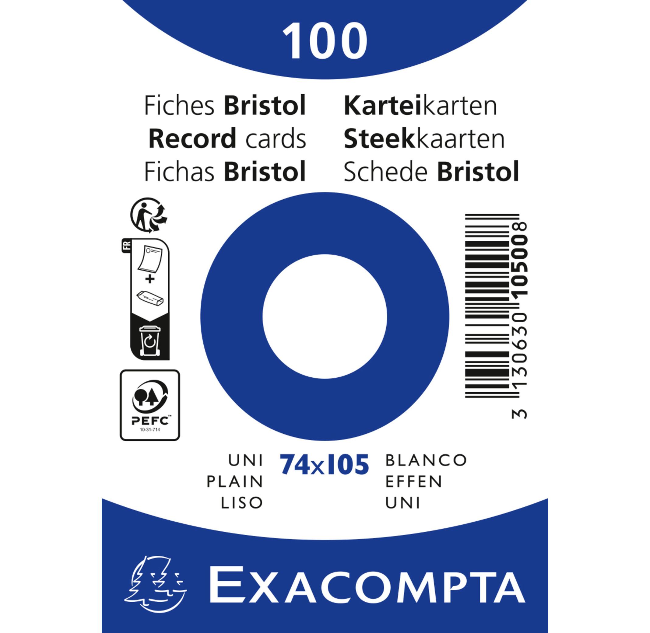 Image of Karteikarten A7 blanko, 100 Stück eingeschweißt - x 40 Karteikarten A7 blanko, 100 Stück eingeschweißt - x 40