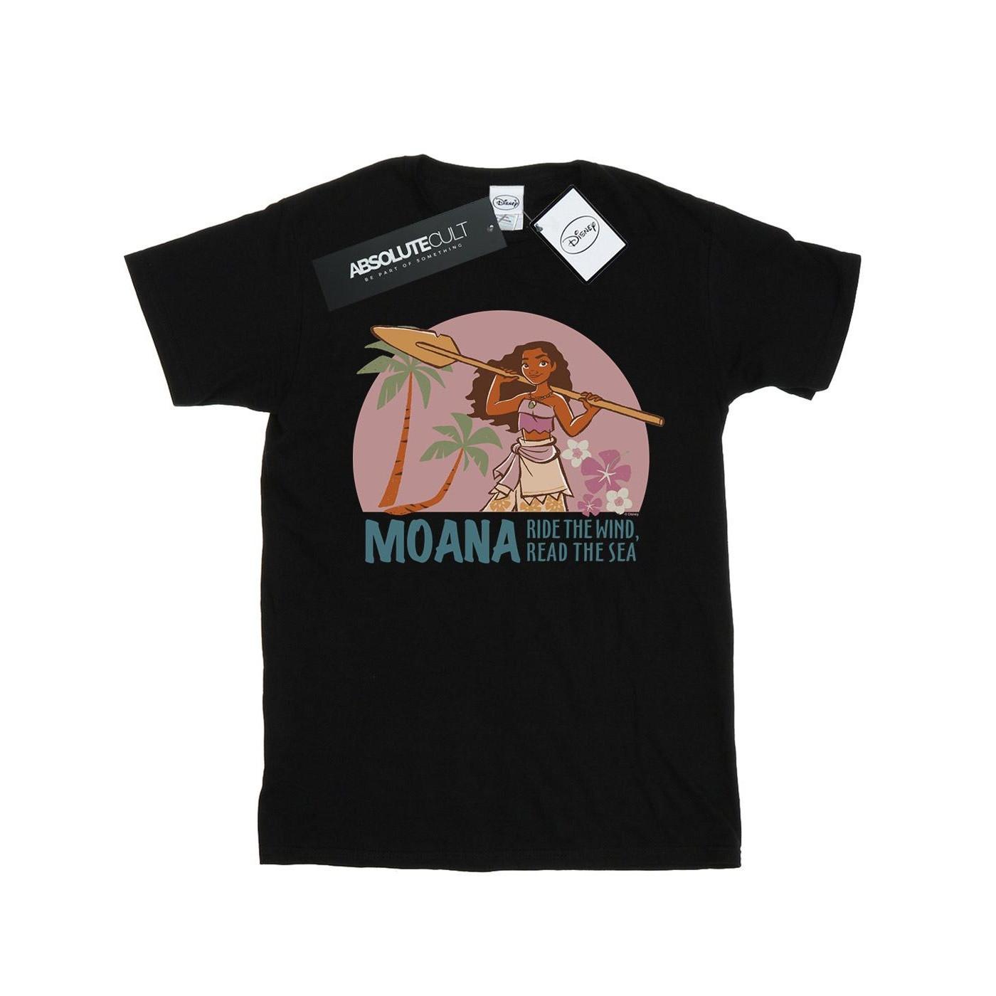 Image of Moana Read The Sea Tshirt Damen Schwarz XL