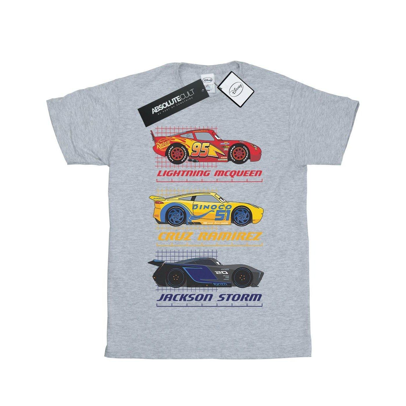 Image of Racer Profile Tshirt Mädchen Grau 128