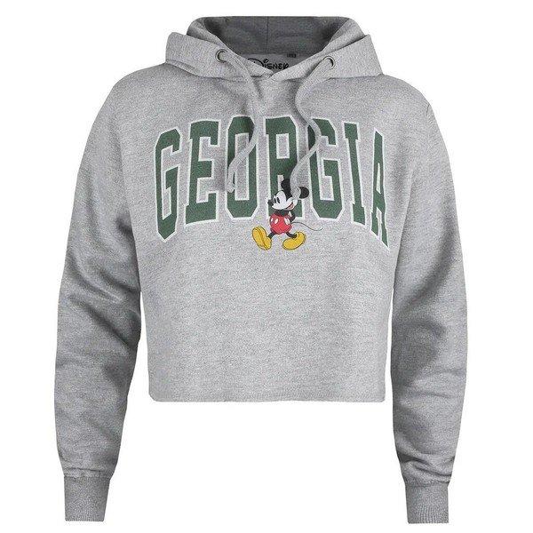 Image of Georgia Kurzes Hoodie Damen Grau S