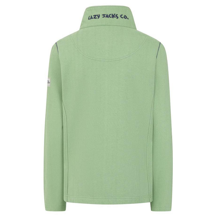 Lazy Jacks Sweatshirt mit durchgehendem Reissverschluss  