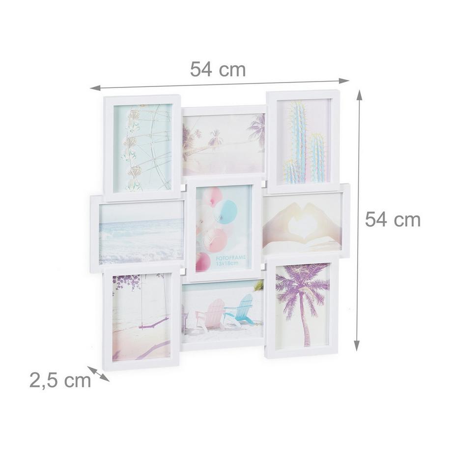 B2X Bilderrahmen Collage 9 Bilder  