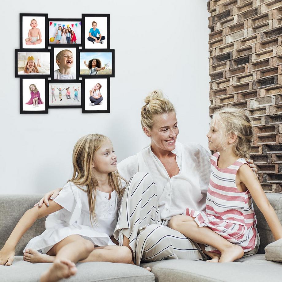 B2X Bilderrahmen Collage 9 Bilder  