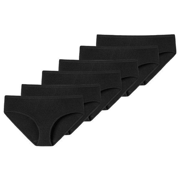 Image of 6er Pack 955 Organic - Hipster Unisex Schwarz S