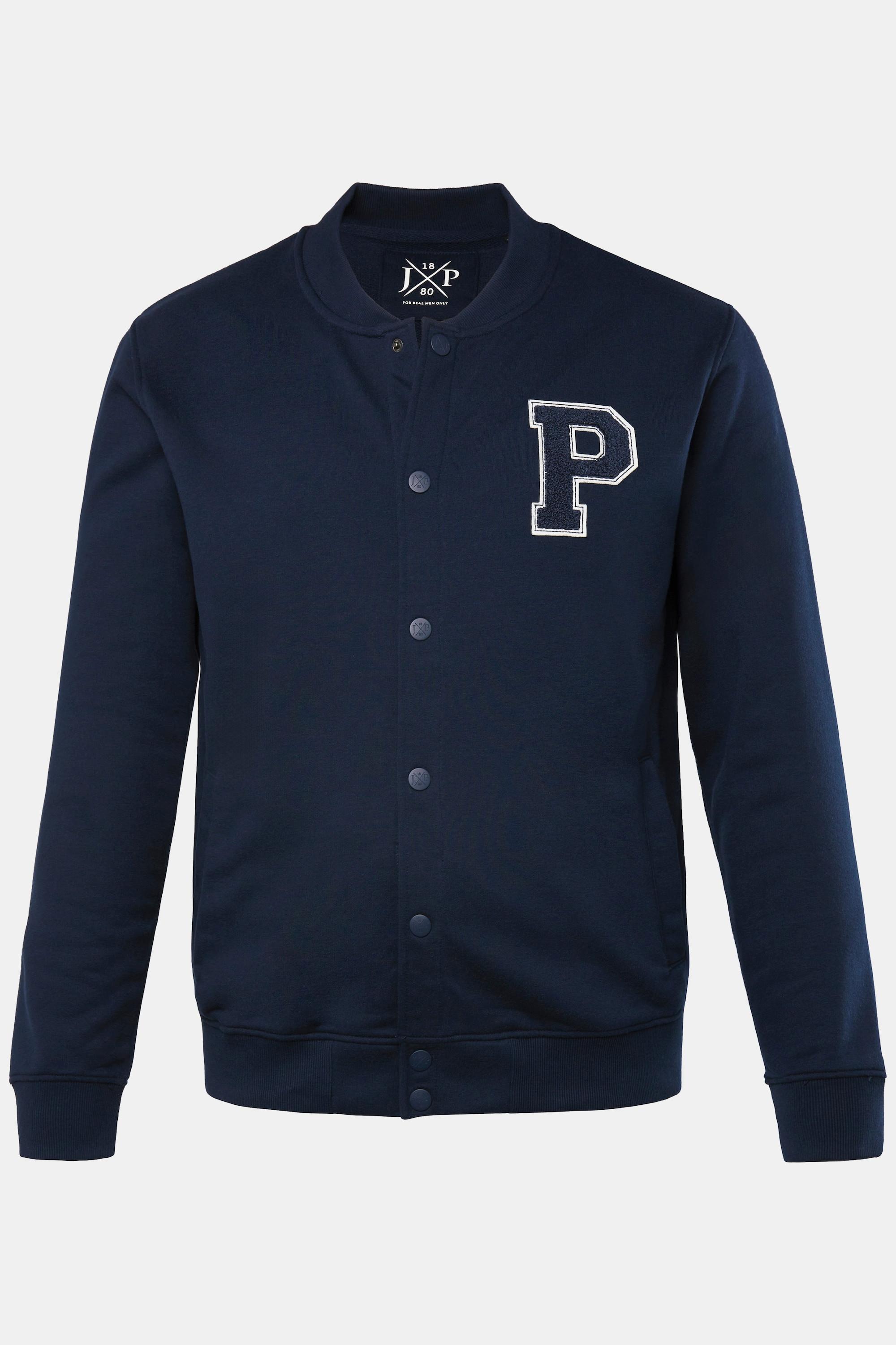 JP1880  Collegejacke, Sweat, bis 7 XL 