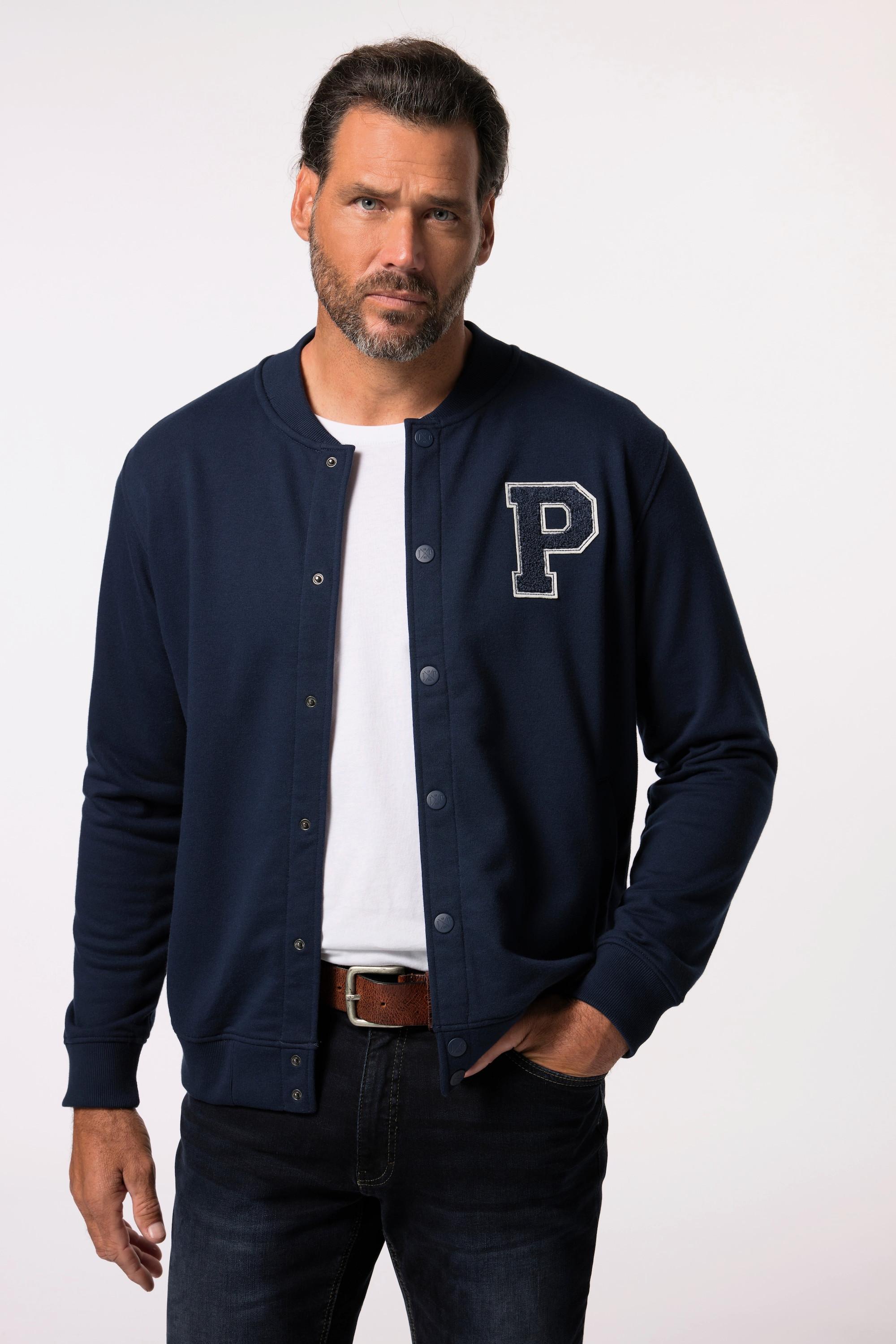 JP1880  Collegejacke, Sweat, bis 7 XL 