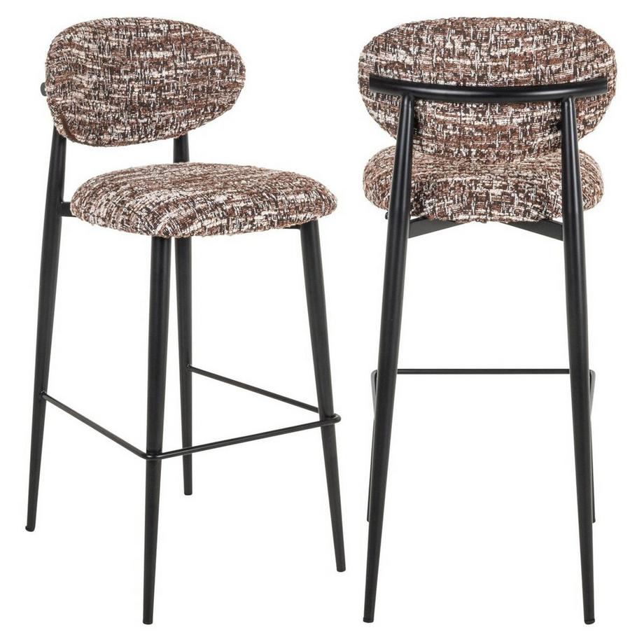Richmond Interiors Tabouret de bar Dantes hazel  