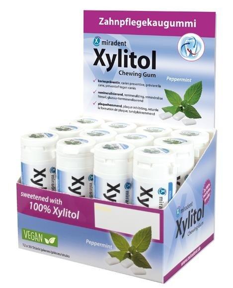 Image of Xylitol Pfefferminz, Display 12 Dosen À 30 Stk. Unisex Mint 12 Pezzi