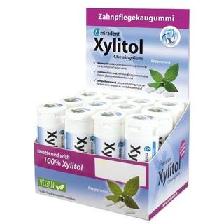 HERBA  Xylitol Pfefferminz, Display 12 Dosen à 30 Stk. 