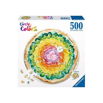 Puzzle Circle of Colors Pizza (500Teile)