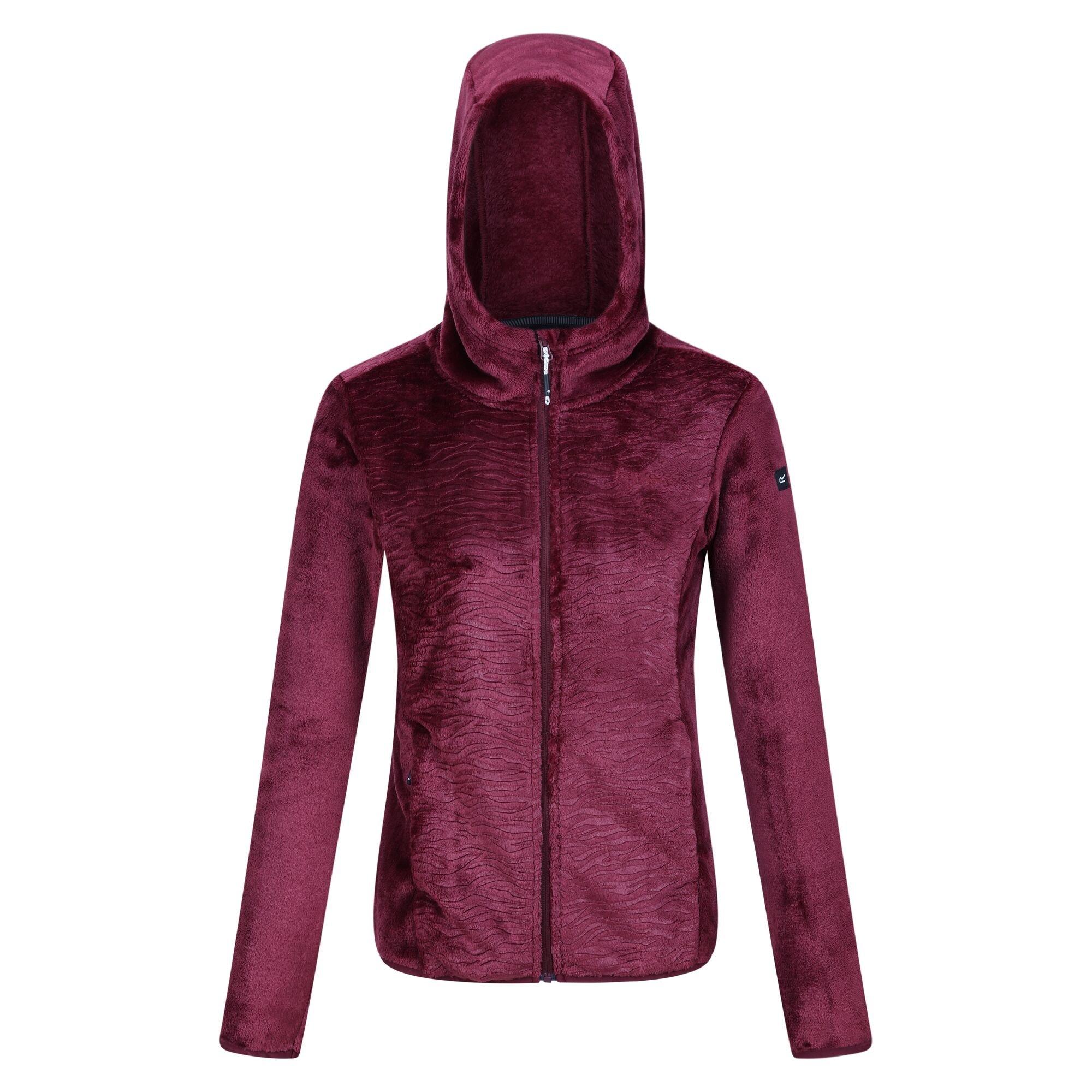 Image of Julissa Iii Fleecejacke Durchgehender Reißverschluss Damen Weinrot 34