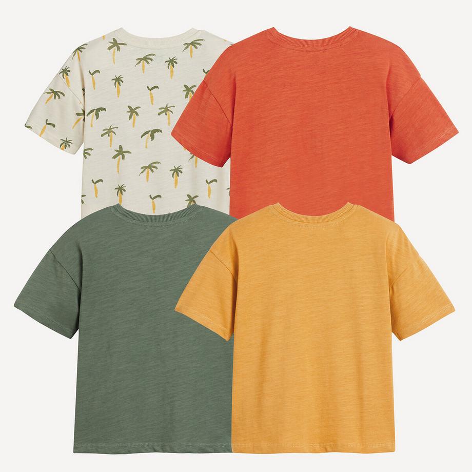 La Redoute Collections  Lot de 4 T-shirts col rond 